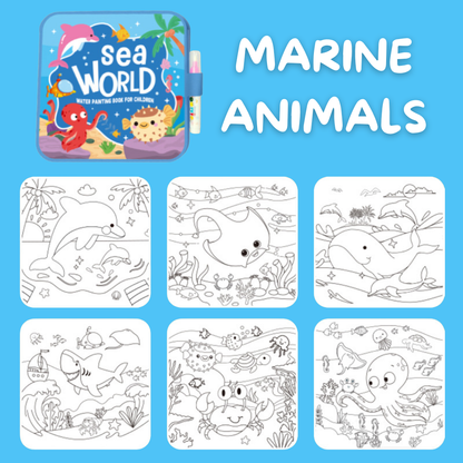 AquaKids™ Water Coloring - Reusable & Mess-Free