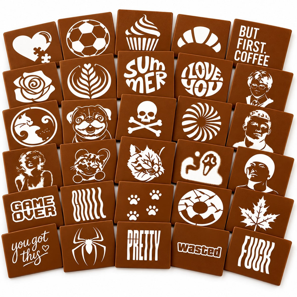 30 SipPrint stencil designs